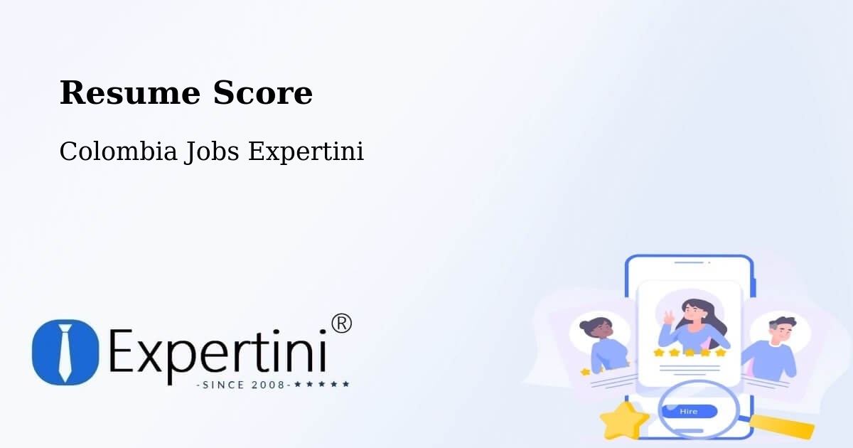 Resume Score & Job Description Match Tool – Guapi - Colombia Jobs Expertini